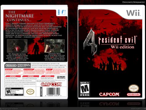 Viewing full size Resident Evil 4: Wii Edition box cover