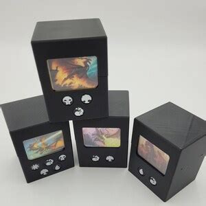 MTG Commander Deck Box, Magic the Gathering Commander Deck Box's With Optional Travel Case. - Etsy