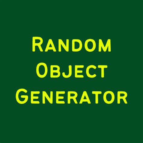 Random Object Generator Online