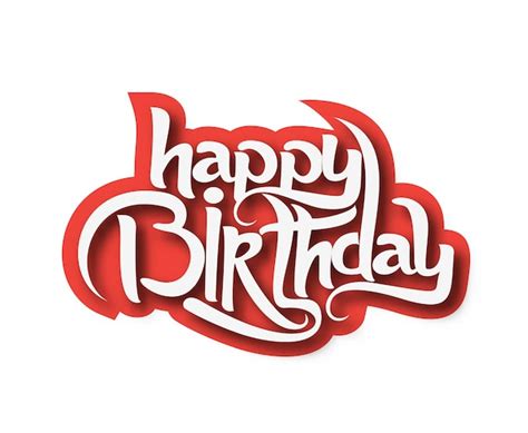 Free Vector | Happy Birthday Text made of handwriting vector design element