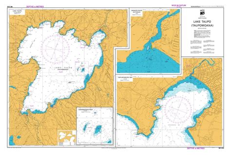 Lake Taupo Marine Chart – MapCo NZ Ltd – Maori, Pacific Island and New Zealand Maps