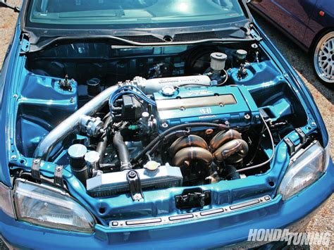 Honda Civic Custom Blue Engine #Civics #Import #FastFurious | Honda ...