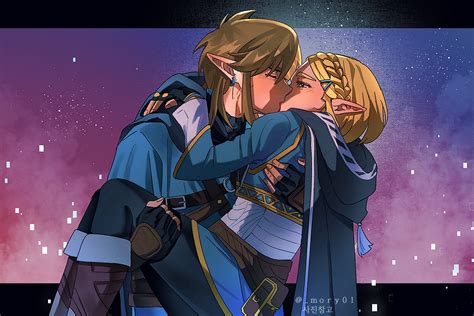 Zelda Link Kiss