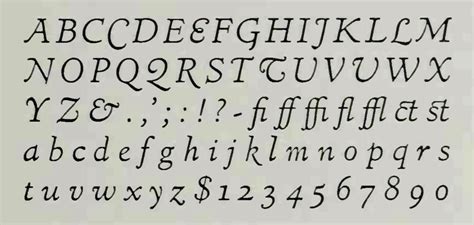 file name: Frederic Goudy Italian Old Style Italic 1924 | Lettering ...