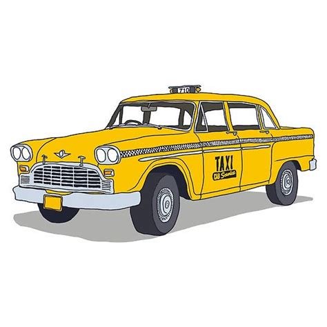 New York Taxi | New york taxi, New york illustration, Taxi