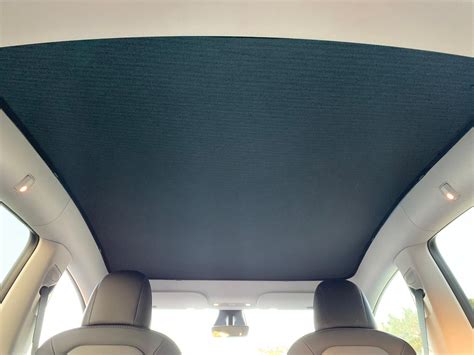 Tesla Model Y Glass Roof Sunshade | TESMANIAN