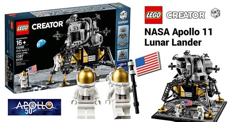 LEGO unveils Creator Expert 10266 NASA Apollo 11 Lunar Lander to ...