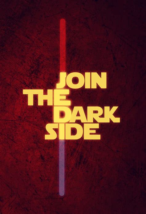 Join the Dark Side, Jedi by FabledCreative on DeviantArt