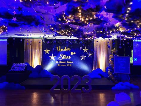 Decorations For Under The Stars Dinner Dance | Prom themes starry night, Starry night prom, Prom ...