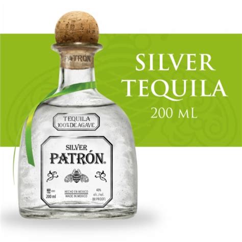 Patron Tequila Silver, 200 ml - Fry’s Food Stores