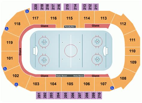 Showare Center Seating Chart Seat Numbers - Center Seating Chart