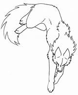 Anime Wolf Coloring Pages sketch template