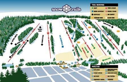 Snow Trails Piste Map / Trail Map