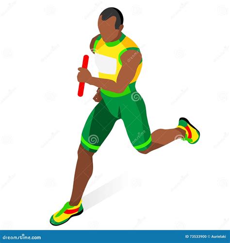 Athletics Running Clipart