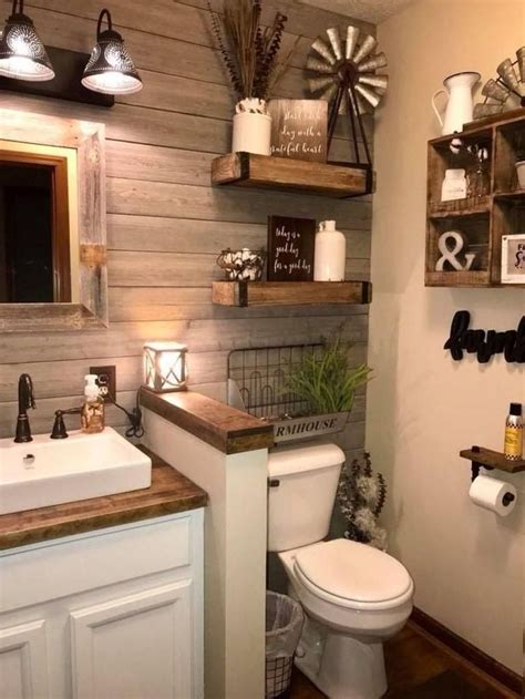 Cozy Small Bathroom Ideas With Wooden Decor 23 – TRENDECORS