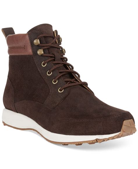 Cole haan Branson Sneaker Boots in Brown for Men | Lyst