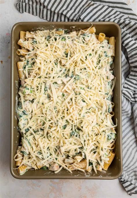 Spinach Artichoke Chicken Casserole | Lemons & Zest