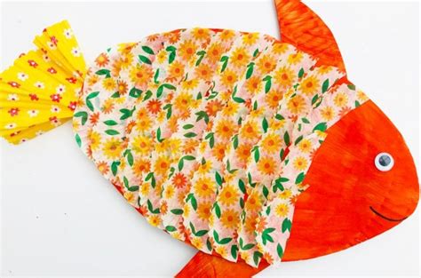 Paper plate fish craft for kids | Arts & Crafts