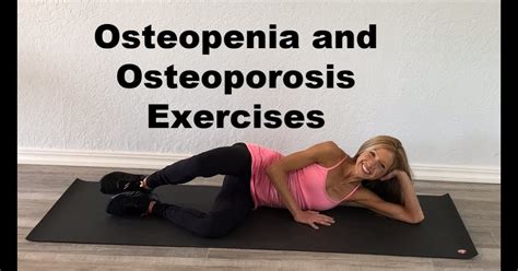 Best Exercise For Osteopenia In Hips - Exercise Poster