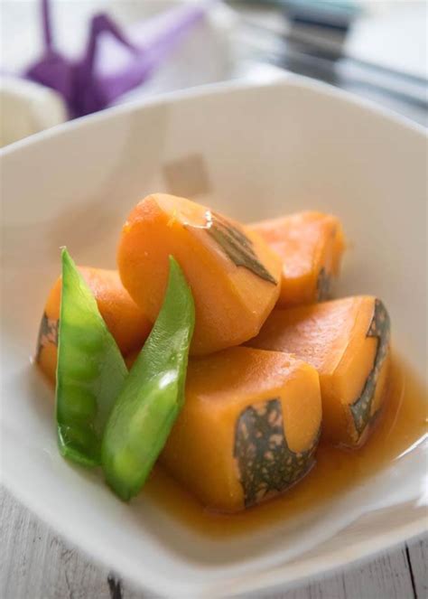 Simmered Pumpkin (Kabocha no Nimono) | RecipeTin Japan