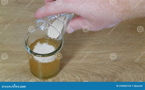 Yeast is Prepared for Fermentation in Beer Brewing Stock Photo - Image ...