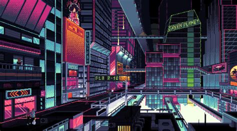 600x600 Resolution Cyberpunk City Pixel Art 600x600 Resolution Wallpaper - Wallpapers Den