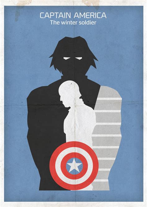 The Winter Soldier minimalist poster by MeoMoc on DeviantArt