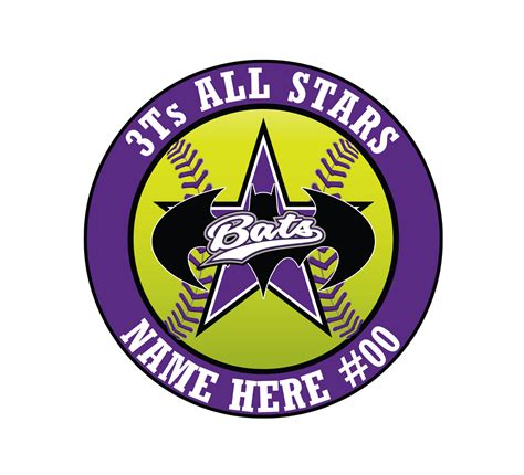 3T's All Stars Softball Decals — Sign Pro of Ames