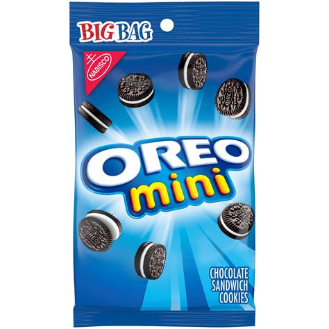 OREO Mini Chocolate Sandwich Cookies, Original Flavor, 1 Big Bag - Walmart.com - Walmart.com