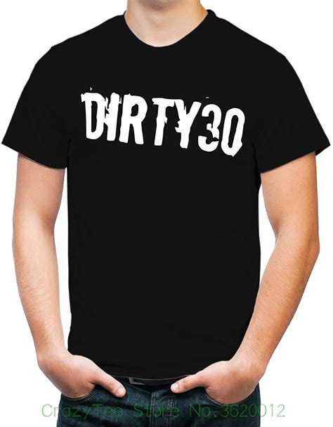 Printed Men T shirt Short Sleeve Funny Tee Shirts Zornick Tees Men's Dirty Thirty Funny T shirt ...