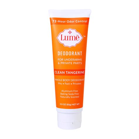 Lume Deodorant For Underarms and Private Parts 3oz Tube (Clean ...