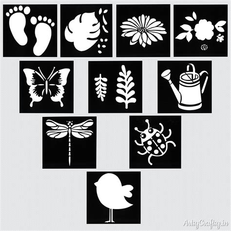 Kids Stencil by ArtsyCraftsy,Shop Wide Range of Stencils Online ...