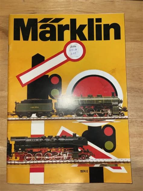 MARKLIN MODEL TRAIN Catalog 1974 HO Scale/Gauge Railroading Locomotives £9.47 - PicClick UK