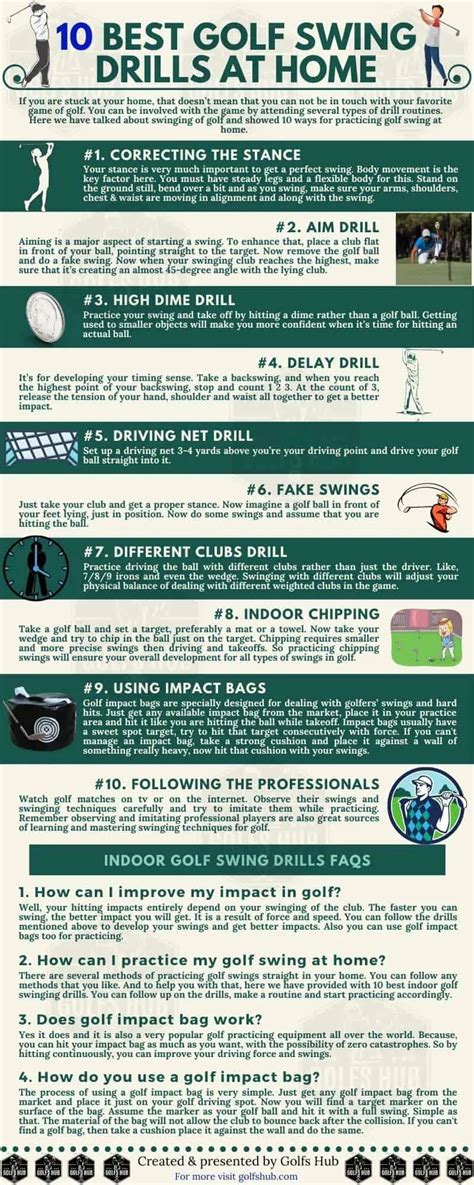 Practice these 10 Best Golf Swing Drills at Home to get Better - Golfs Hub