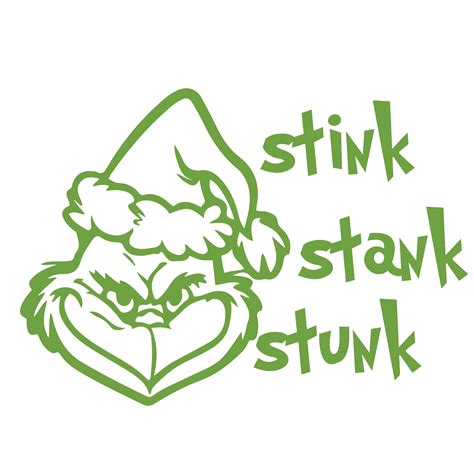 Stink Stank Stunk Grinch SVG, The Grinch Svg, Grinch Christm | Inspire ...