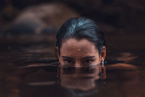 Free Images : woman, face, head, water, sky, eye, human, forehead, reflection, portrait, cloud ...