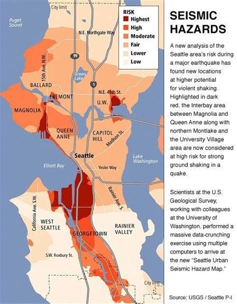 Image result for puget sound tsunami hazard map | Hazard map ...