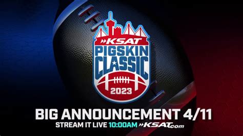 The 2023 KSAT Pigskin Classic matchups are in place! Find out on April ...