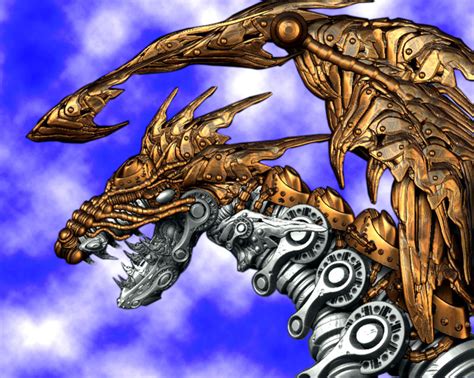 metal dragon by StrainedEye on DeviantArt