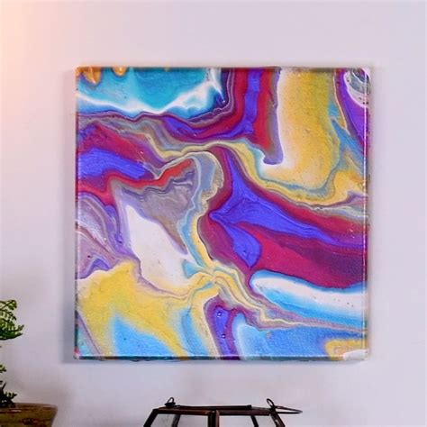 Marble Print Wall Art Design [Video] | Canvas painting diy, Wall art designs, Abstract art painting