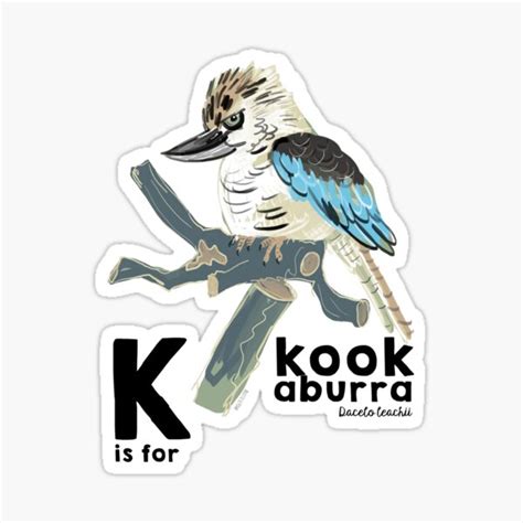 "Kookaburra" Sticker by belettelepink | Redbubble