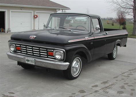 All American Classic Cars: 1963 Ford F100 Custom Cab Pickup Truck