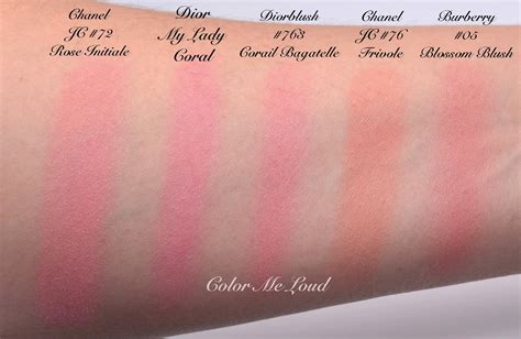 Dior My Lady Glowing Colour Blush Palette in Soft Coral, Review, Swatches & Comparison | Color ...