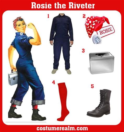 Rosie The Riveter Costume | Halloween Costume Guide