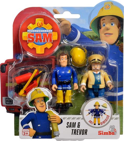 Simba 109251043 Fireman Sam Figures Double Pack III / 4 Sorting / 7.5 cm / Fully Movable: Amazon ...