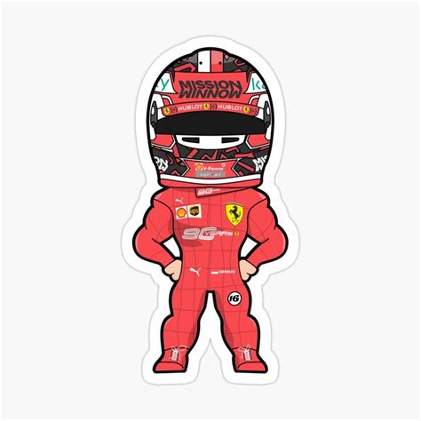 Charles Leclerc Ferrari Formula 1 2020 Sticker by franconedesigns in ...