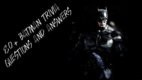 90+ Batman Trivia Questions and Answers