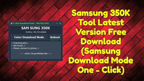 Samsung 350K Tool Latest Version Free Download (Samsung Download Mode One - Click)