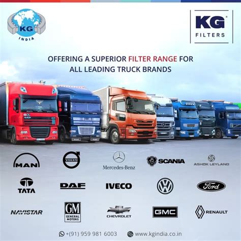 A Superior Filter Range For All Leading Truck Brands - Social Media - KG Technologies India Pvt. Ltd