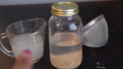 HOW TO : 24 HOUR FERMENTED RICE WATER - YouTube